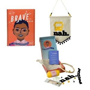 "Brave Like Rosa: 'Nah' Punch Needle Craft Kit"